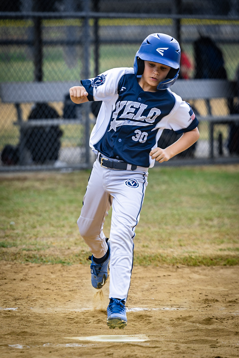 Exit Velo Elite game action against the Flying Chanclas
