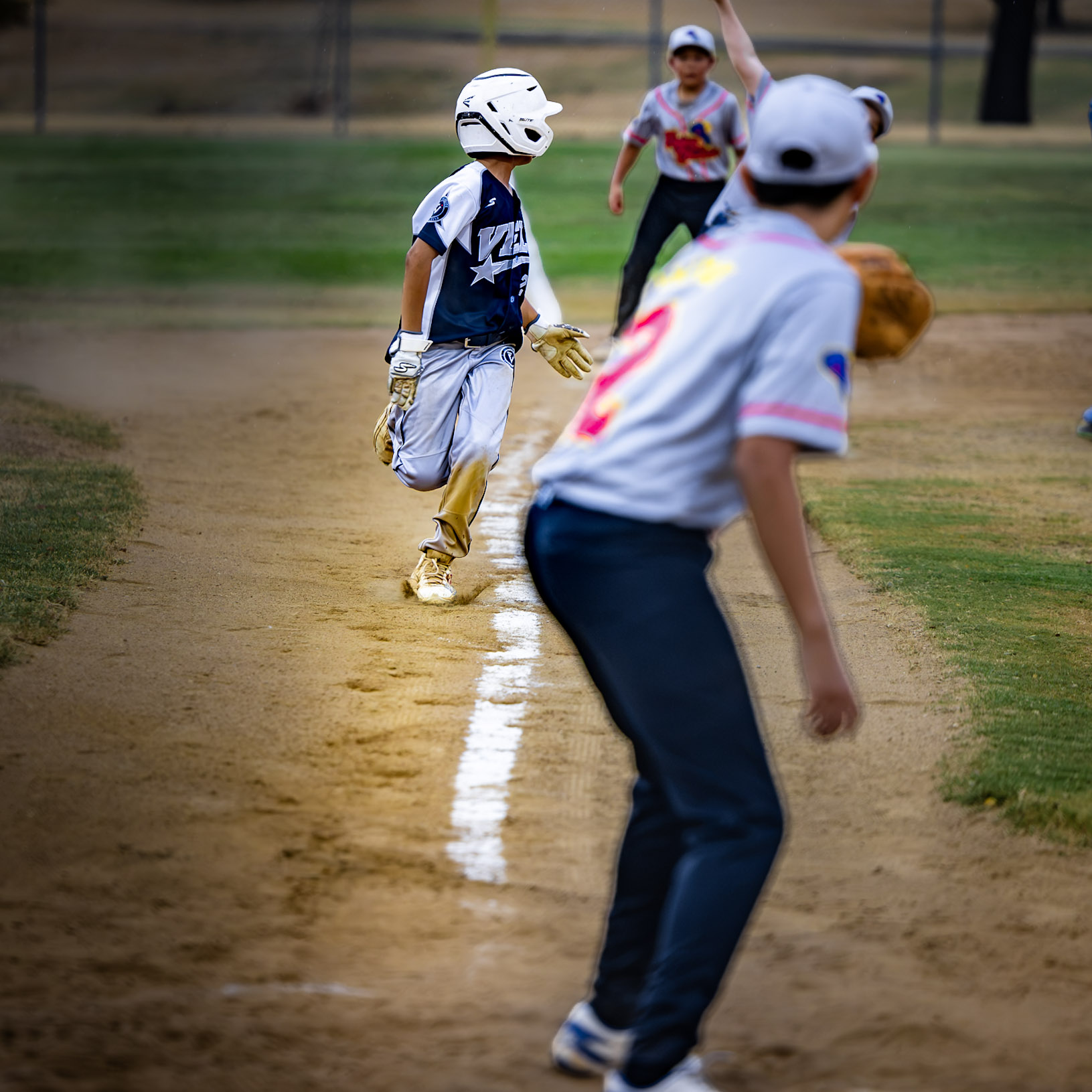 Exit Velo Elite game action against the Flying Chanclas