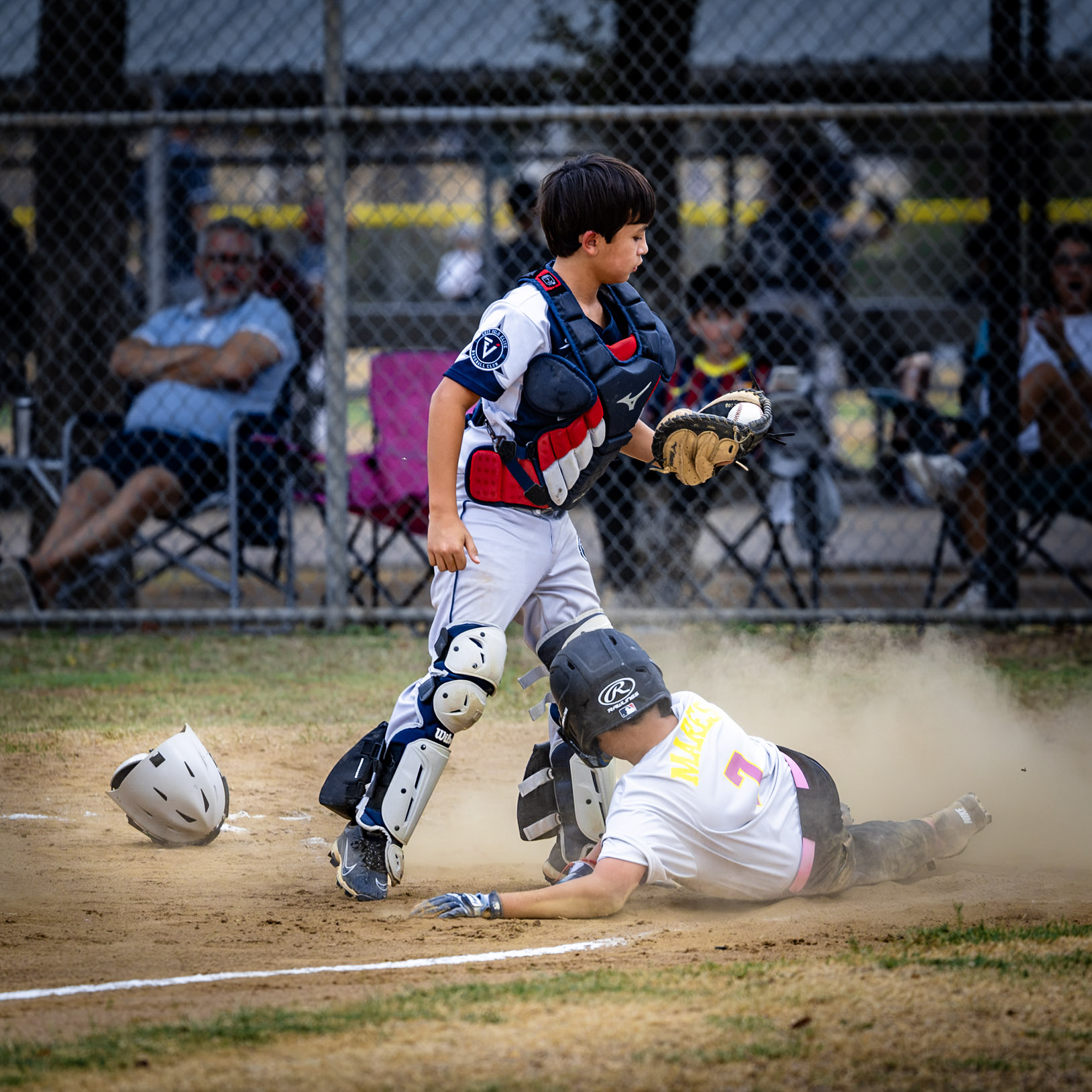 Exit Velo Elite game action against the Flying Chanclas