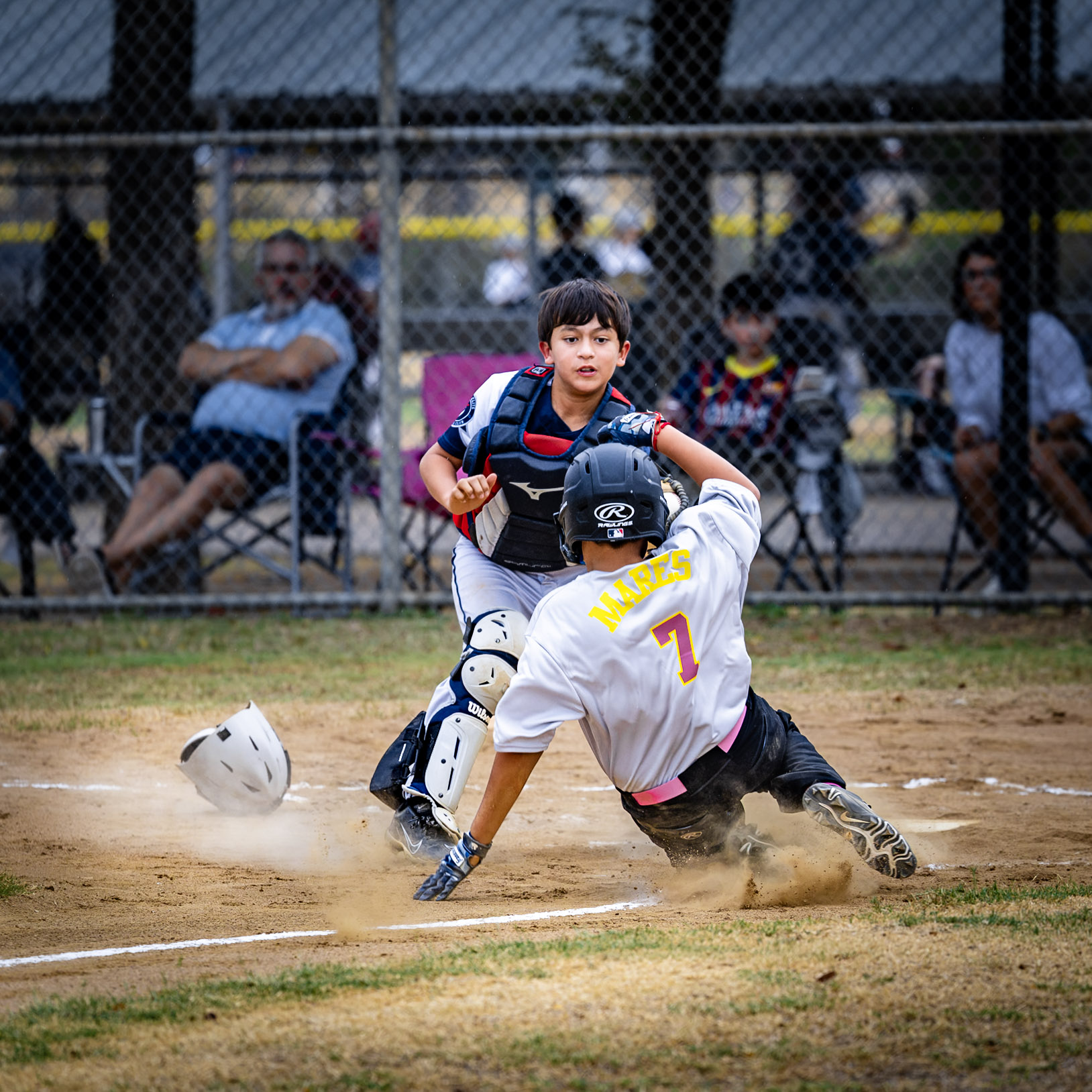 Exit Velo Elite game action against the Flying Chanclas