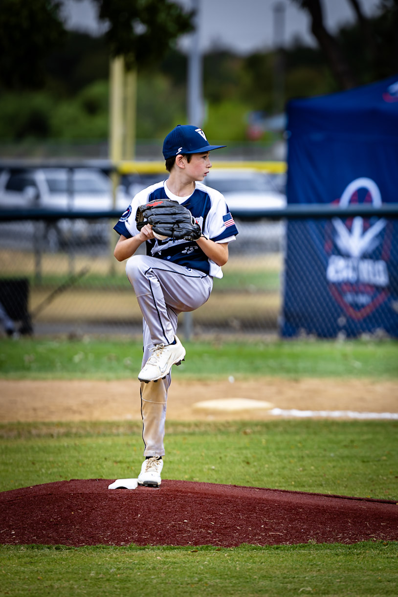 Exit Velo Elite game action against the Flying Chanclas