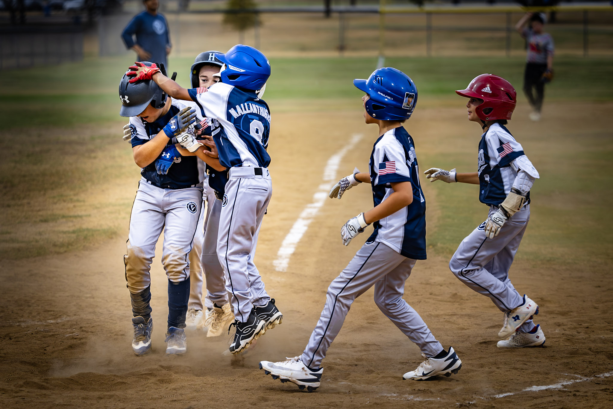 Exit Velo Elite game action against the Flying Chanclas