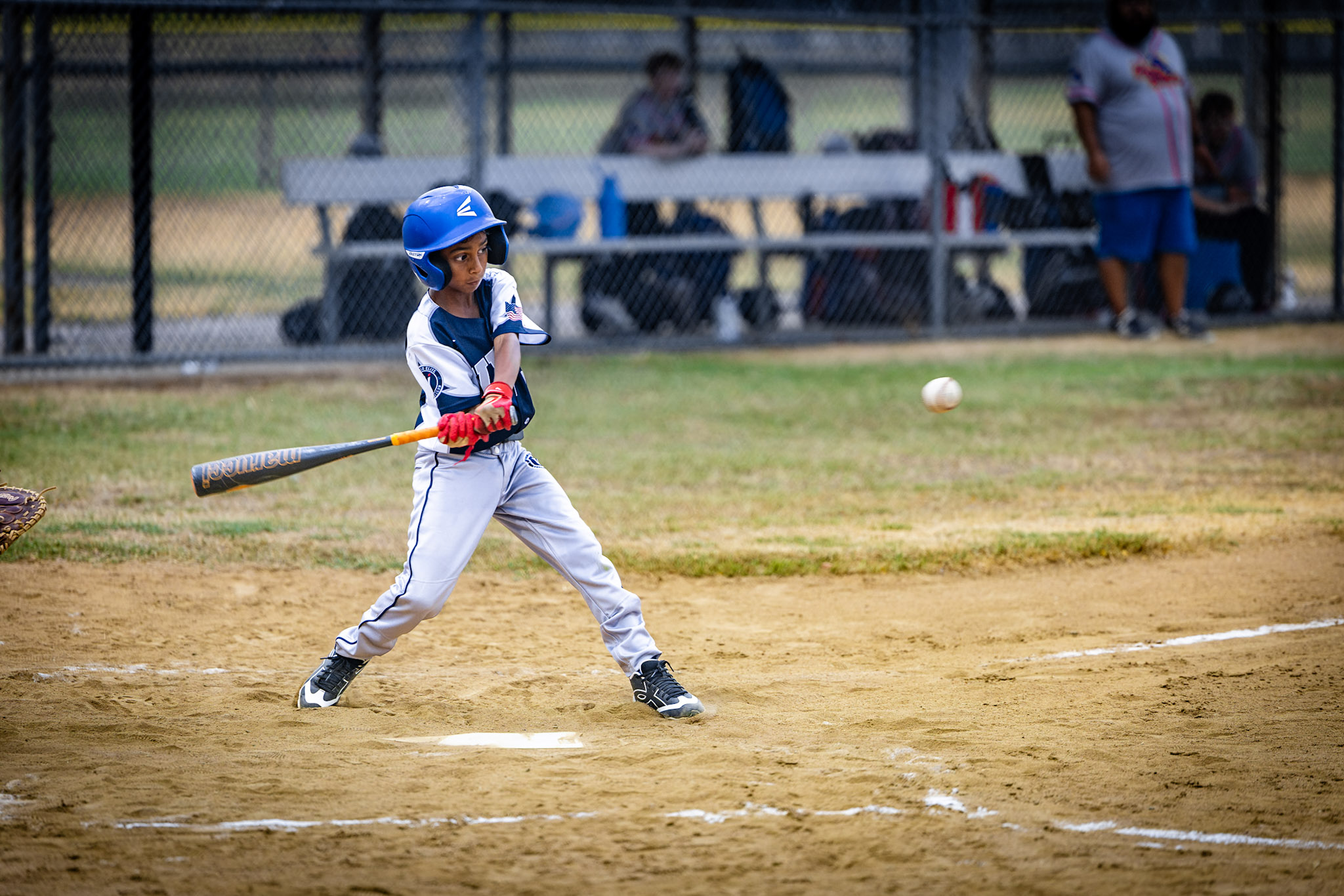 Exit Velo Elite game action against the Flying Chanclas