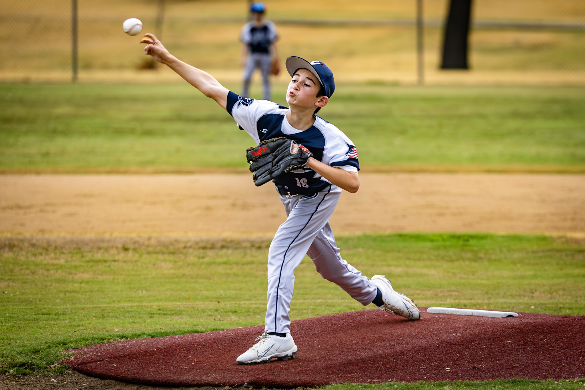 Exit Velo Elite game action against the Flying Chanclas