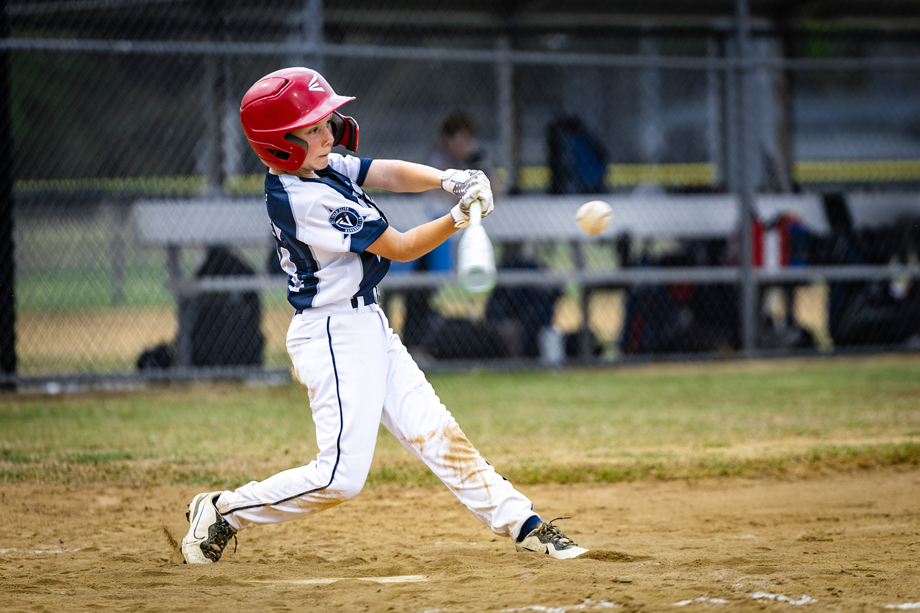 Exit Velo Elite game action against the Flying Chanclas