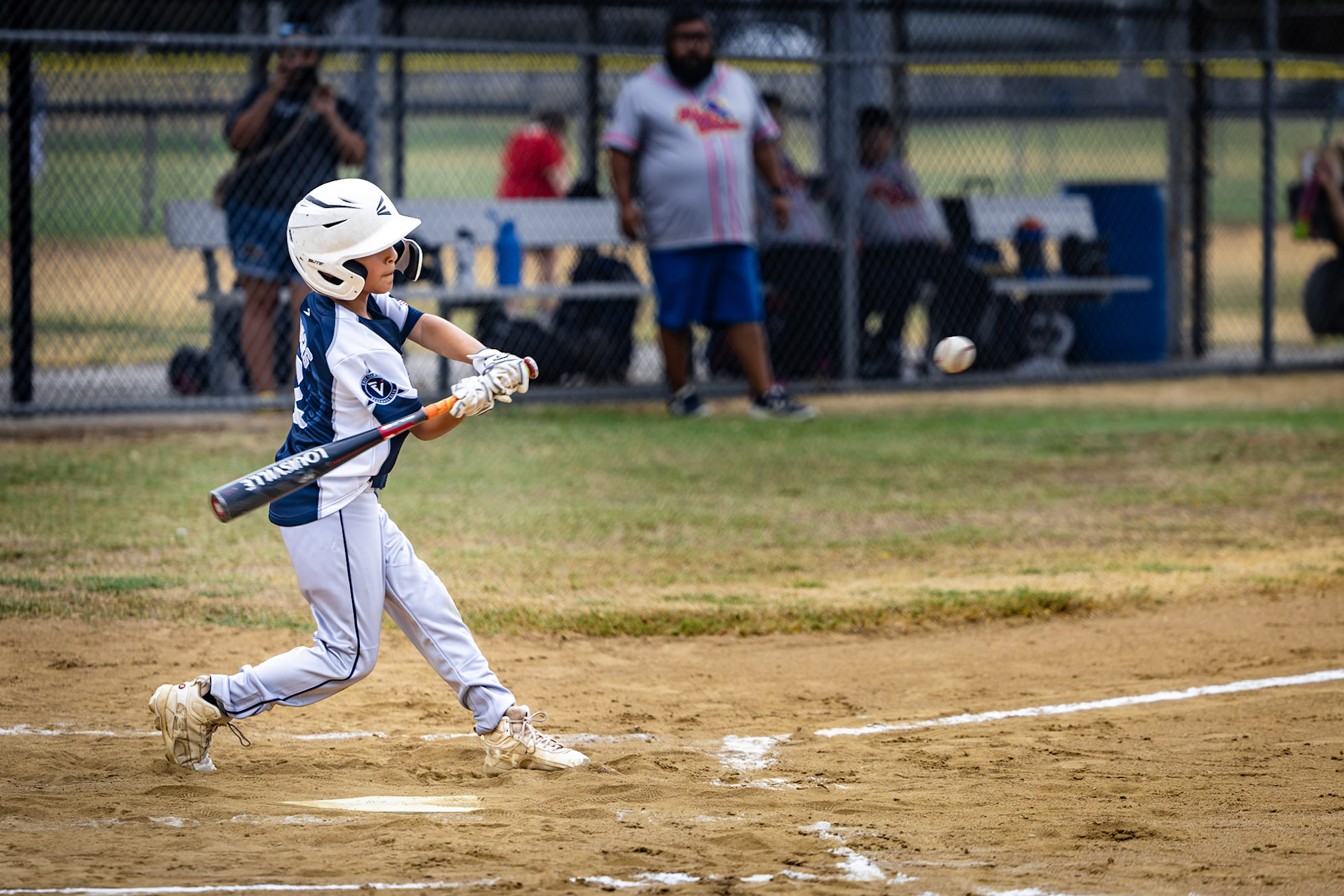 Exit Velo Elite game action against the Flying Chanclas