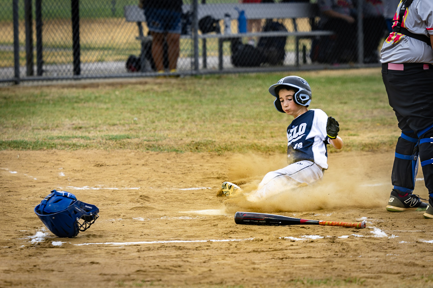 Exit Velo Elite game action against the Flying Chanclas