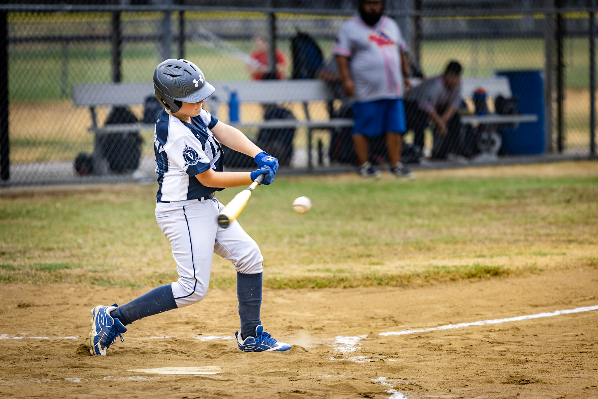 Exit Velo Elite game action against the Flying Chanclas