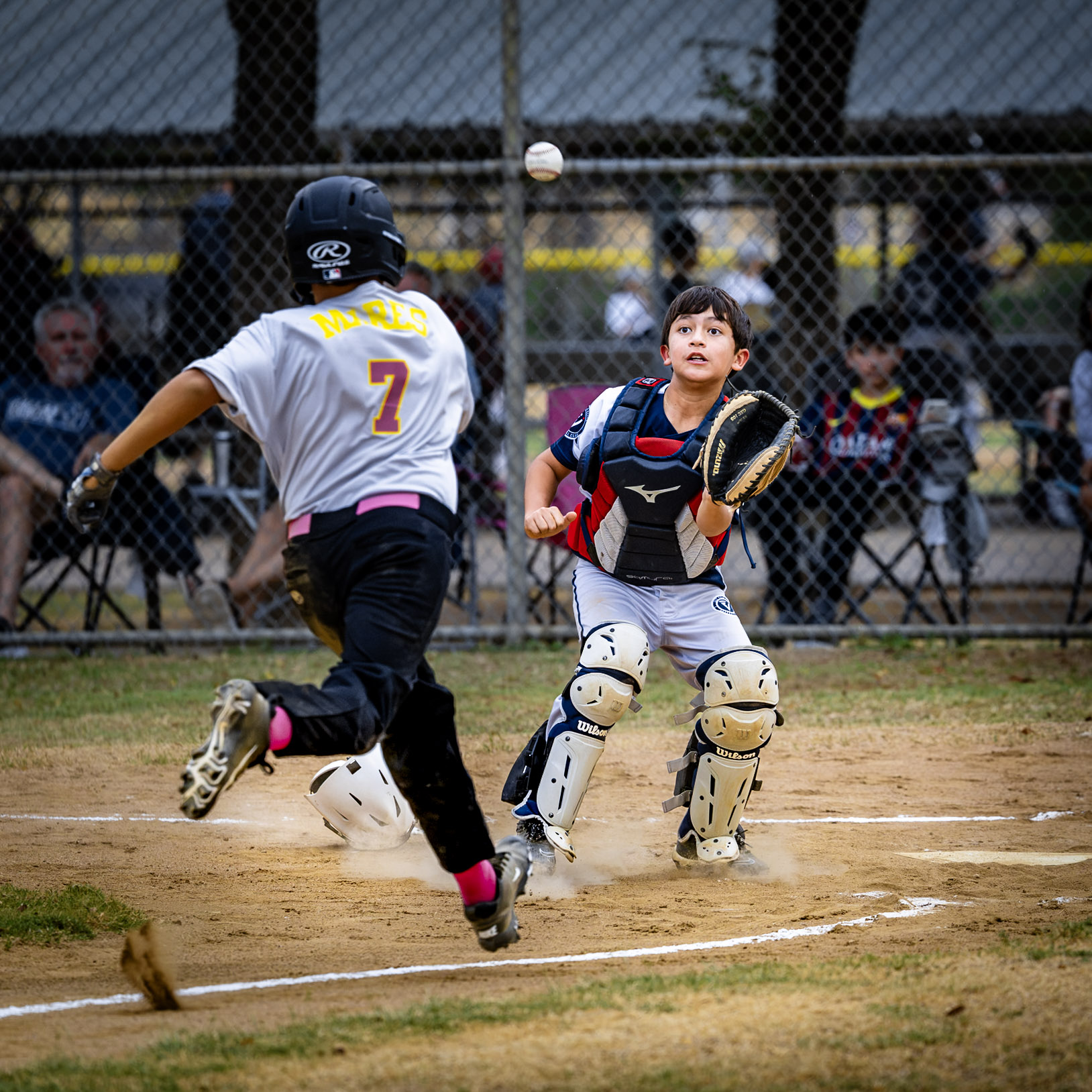 Exit Velo Elite game action against the Flying Chanclas