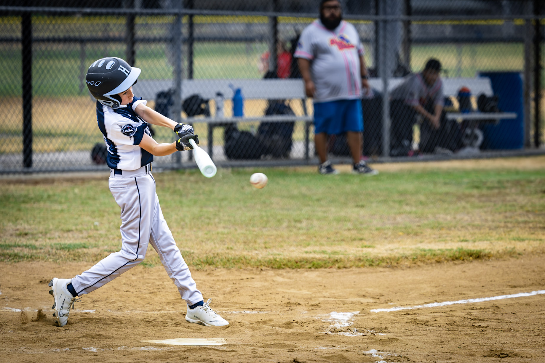 Exit Velo Elite game action against the Flying Chanclas