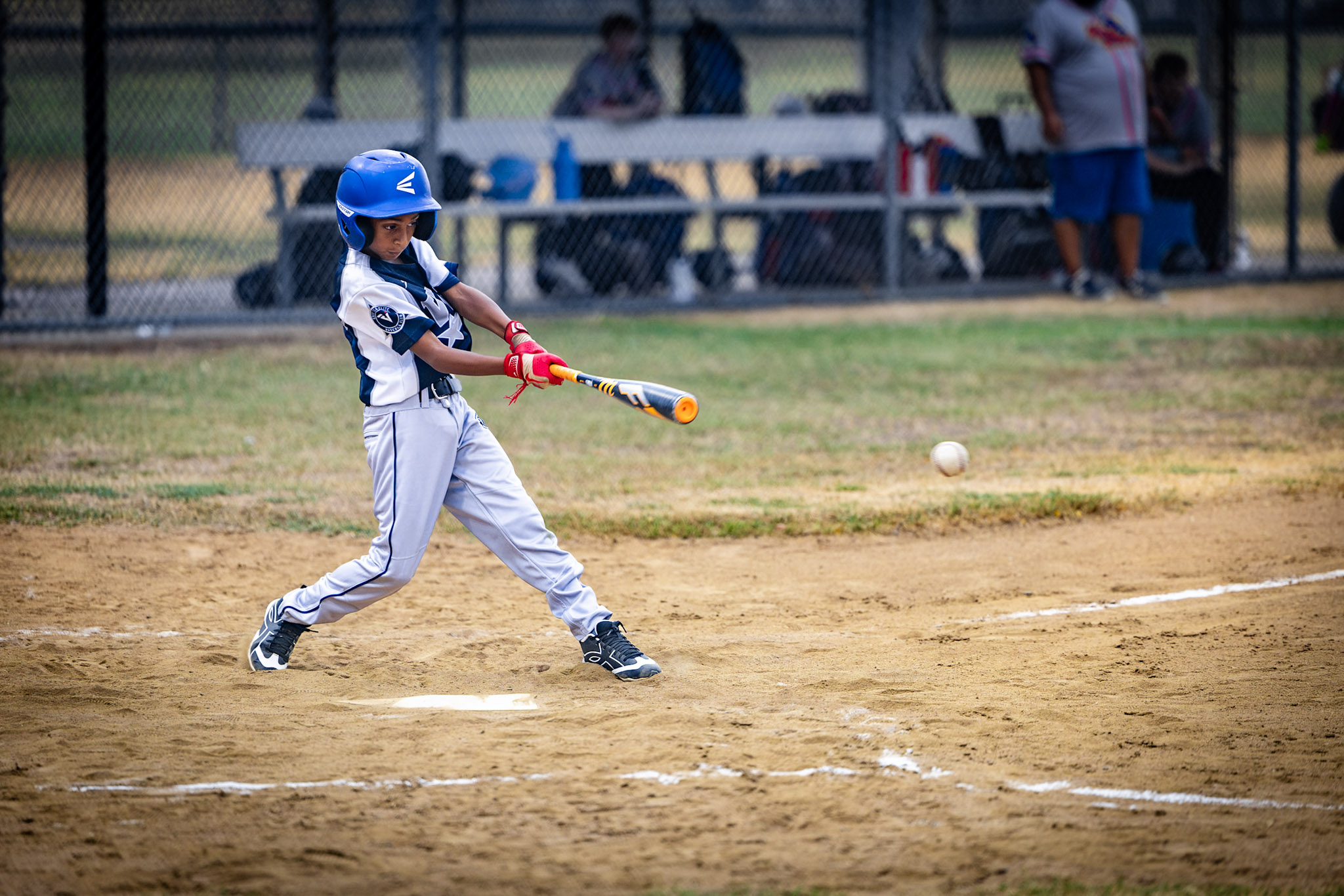 Exit Velo Elite game action against the Flying Chanclas