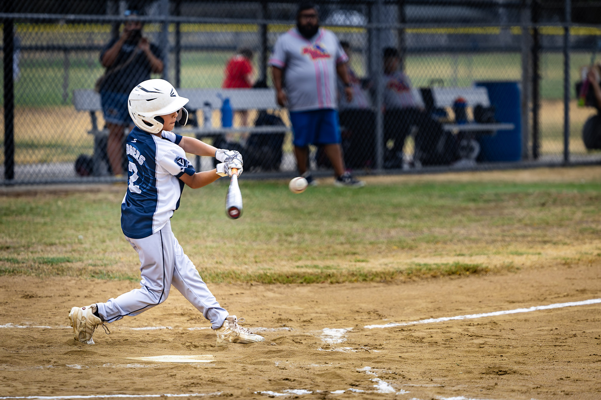 Exit Velo Elite game action against the Flying Chanclas